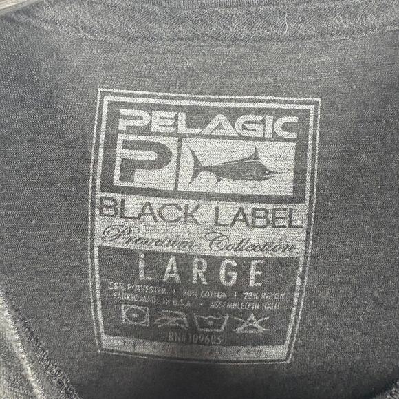 PELAGIC Fishing Company L Black Label Premium T-Shirt - Picture 3 of 6